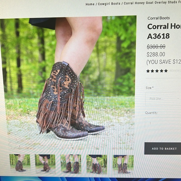 Corral fringe boots size 9 - Picture 13 of 13